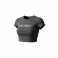 Aries Zodiac Astrology Rhinestone Crop Top - Y2K Font