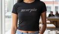 Scorpio Zodiac Astrology  Rhinestone Crop Top - Y2K Font