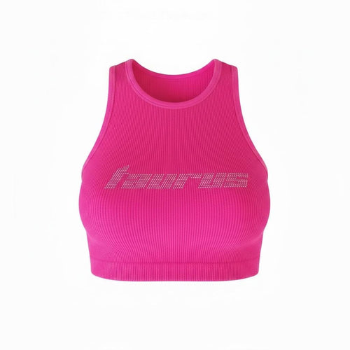 All Zodiac Astrology Rhinestone Racerback Tank Top - Y2K Font