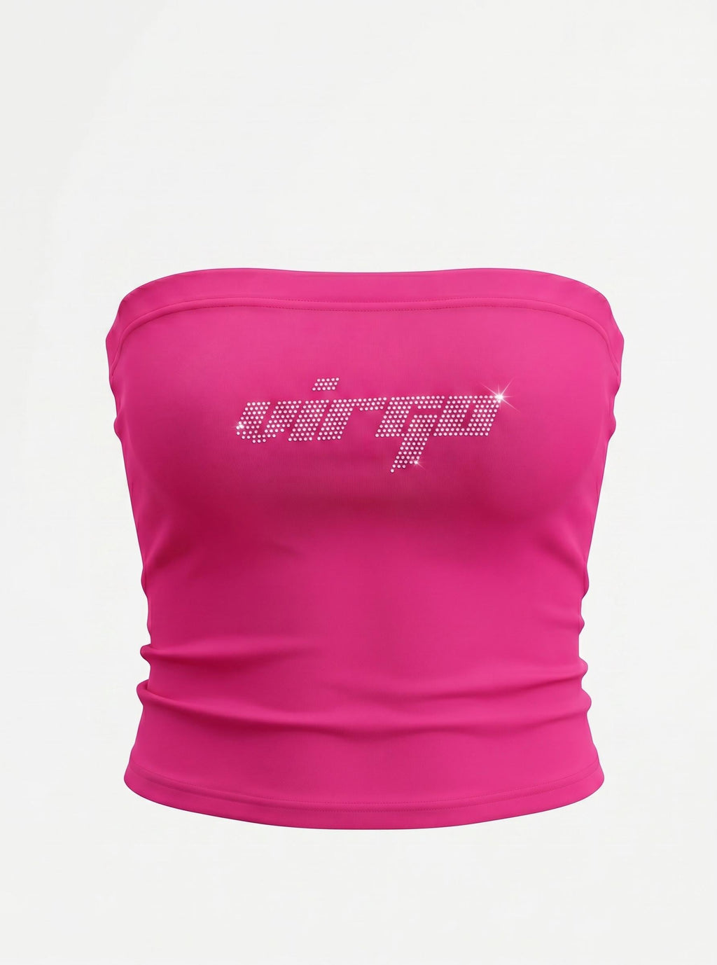 Virgo Zodiac Astrology Rhinestone Tube Top - Y2K Font