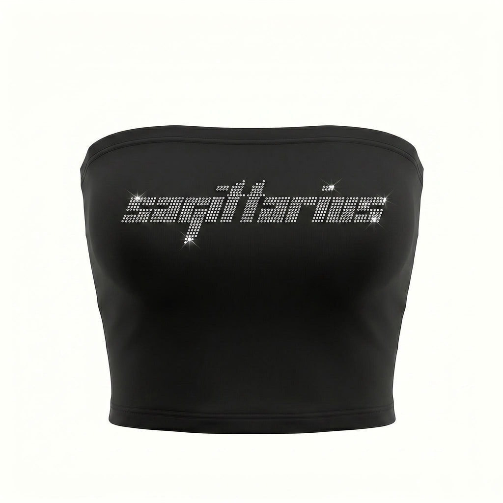 Sagittarius Rhinestone Tube Top Y2K Astrology