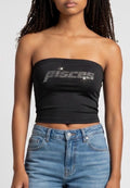 Pisces Rhinestone Tube Top Y2K Astrology